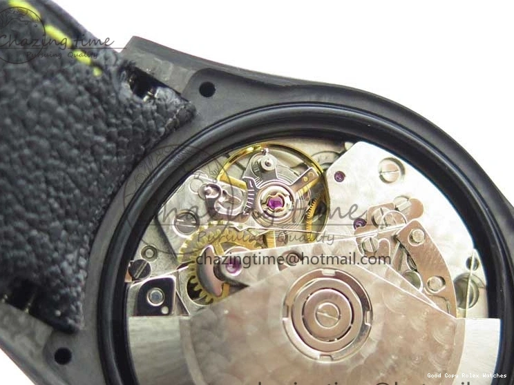 Good Copy Rolex Watches On Edition Carbon Black Strap Diw Dial Pink V Daytona EyeCatching A7750 Best WWF Nylon 2890 0111